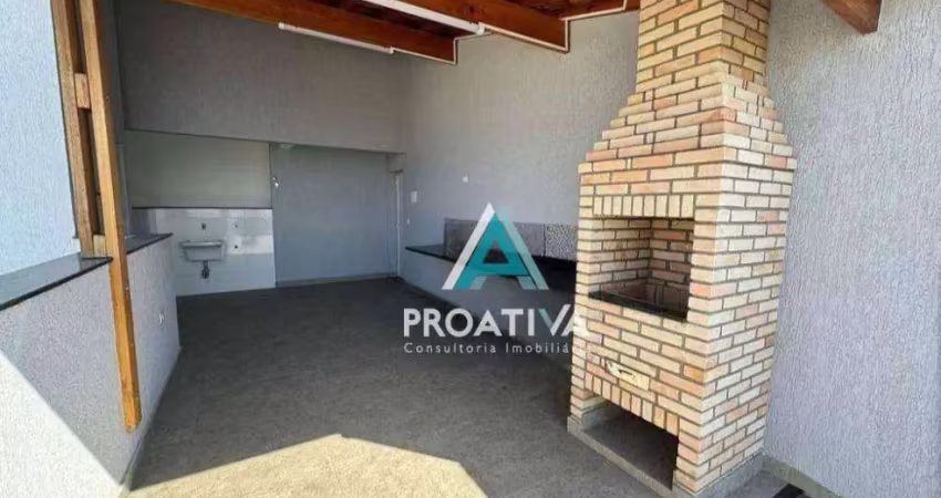 Cobertura com 2 dormitórios à venda, 138 m²- santa maria - santo andré/sp