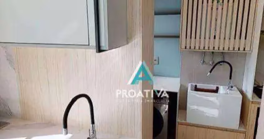 Apartamento com 2 dormitórios à venda, 75 m² por r$ - campestre - santo andré/sp