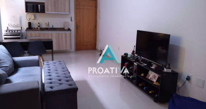 Apartamento com 2 dormitórios à venda, 52 m² por - Vila Camilópolis - Santo André/SP