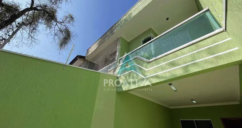 Sobrado à venda, 124 m² por r$ 730.000,00 - jardim paraíso - santo andré/sp