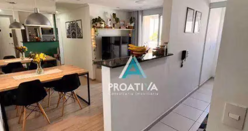 Apartamento com 2 dormitórios à venda, 53 m²  - Planalto - São Bernardo do Campo/SP