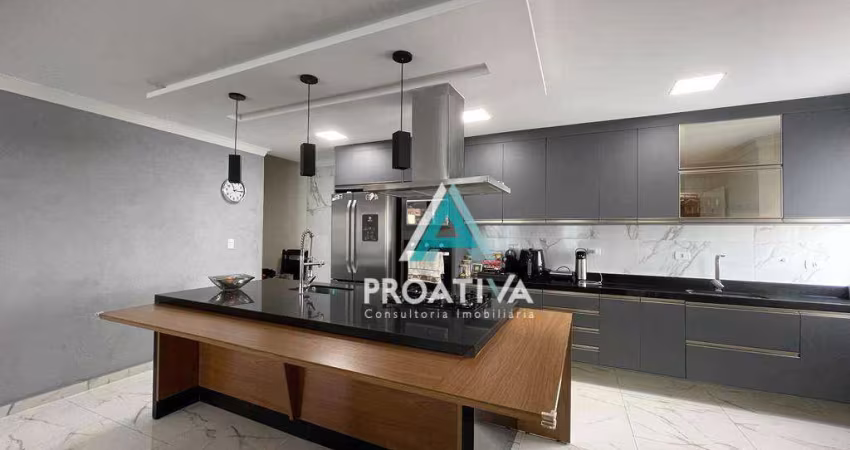 Sobrado com 3 dormitórios à venda, 187 m² - Vila Alto de Santo André - Santo André/SP