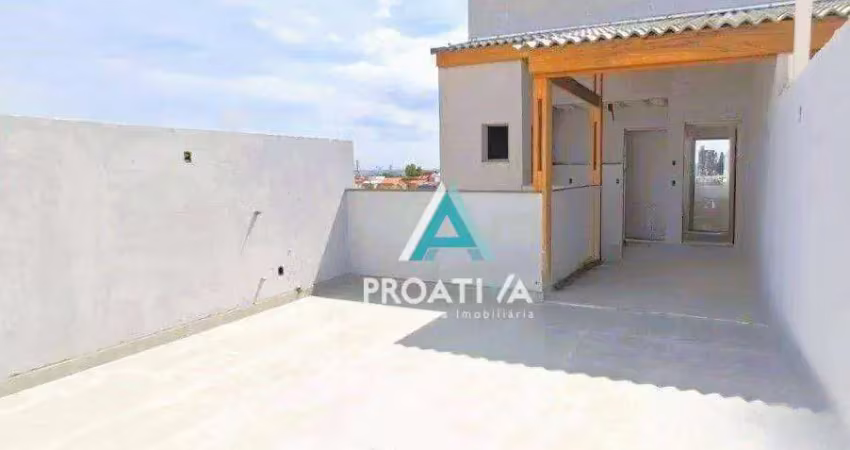 Cobertura com 2 dormitórios à venda, 88 m² por R$ 660.000,00 - Campestre - Santo André/SP