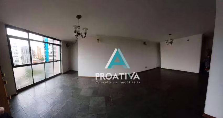 Apartamento com 4 dormitórios à venda, 176 m² - vila bastos - santo andré/sp