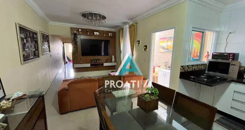 Apartamento com 3 dormitórios, 80 m² - venda por r$ 490.000,08 ou aluguel por r$ 3.245,00 - paraíso - santo andré/sp