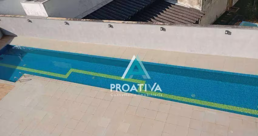 Apartamento com 3 dormitórios à venda, 90 m² - vila assunção - santo andré/sp