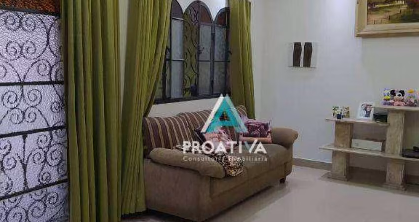 Sobrado, 128 m² - venda por R$ 660.000,00 ou aluguel por R$ 3.958,33/mês - Campestre - Santo André/SP