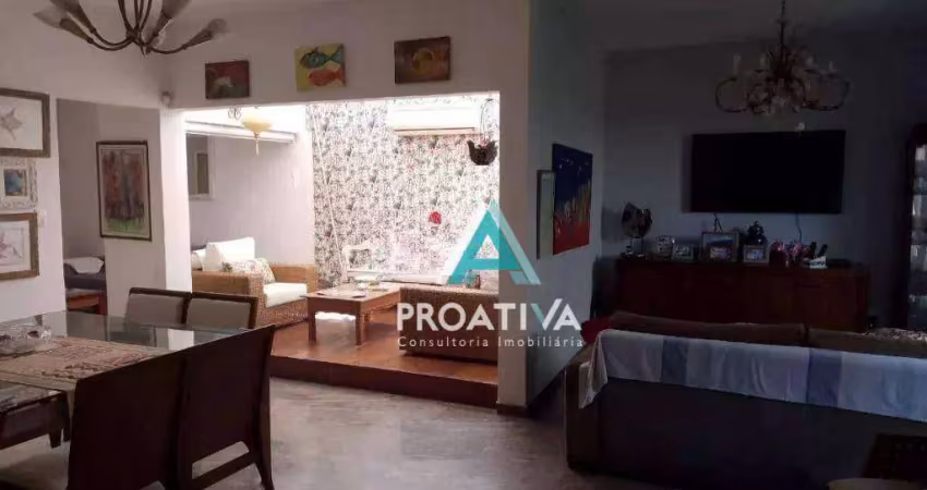 Casa com 3 dormitórios à venda, 308 m²  - jardim - santo andré/sp