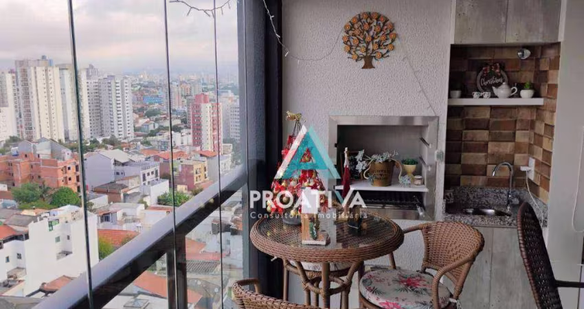 Apartamento com 2 dormitórios à venda, 59 m²- Parque das Nações - Santo André/SP