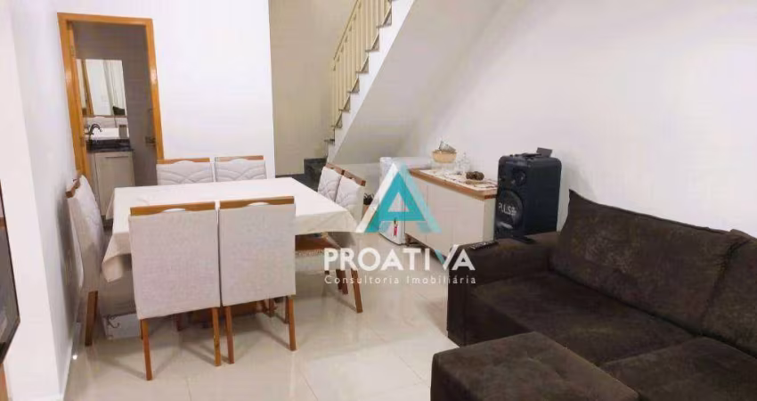 Sobrado com 3 dormitórios à venda, 100 m² - Parque Oratório - Santo André/SP