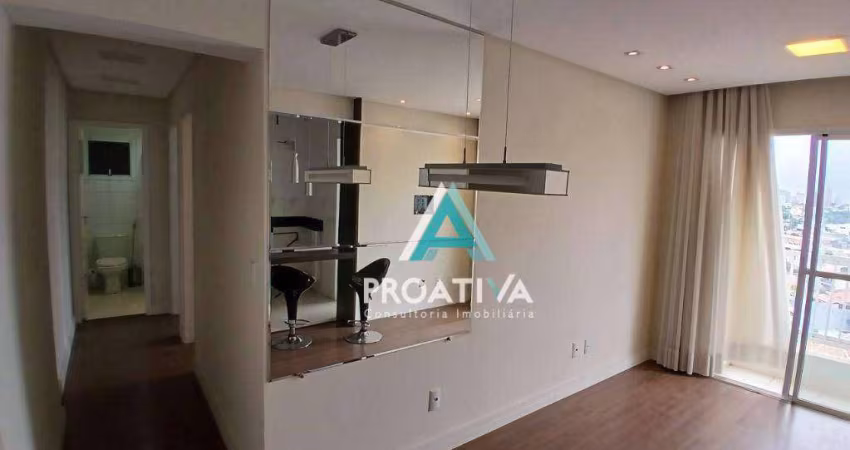 Apartamento com 2 dormitórios à venda, 55 m²- Vila Príncipe de Gales - Santo André/SP