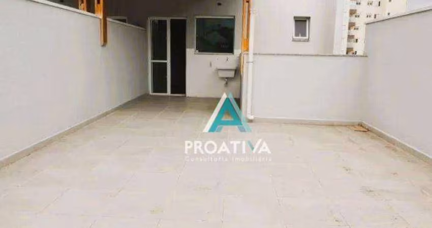 Cobertura com 2 dormitórios à venda, 100 m² por R$ 425.000,00 - Vila Camilópolis - Santo André/SP