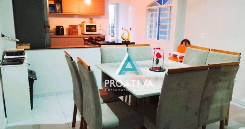 Sobrado com 3 dormitórios à venda, 201 m² - Jardim Las Vegas - Santo André/SP