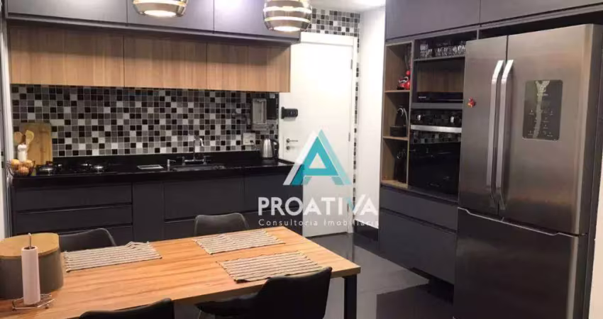 Apartamento com 3 dormitórios à venda, 106 m² - centro - são bernardo do campo/sp