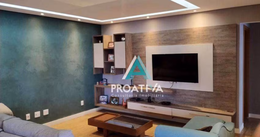 Apartamento com 3 dormitórios à venda, 126 m² por R$ 1.400.000,00 - Vila Gilda - Santo André/SP