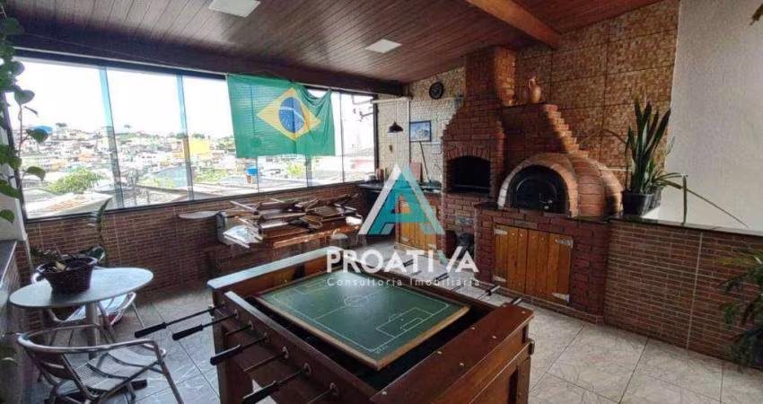 Casa com 2 dormitórios à venda, 126 m²  - Jardim Cristiane - Santo André/SP
