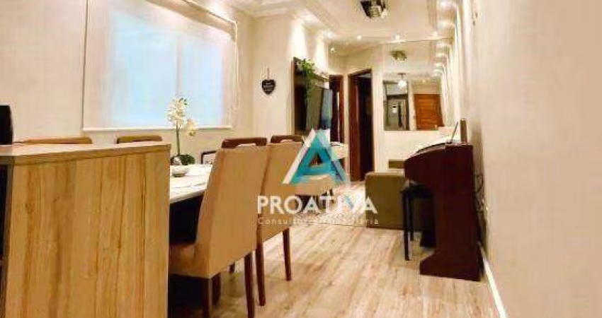 Apartamento à venda, 56 m² por R$ 365.000,00 - Jardim Santo Antônio - Santo André/SP