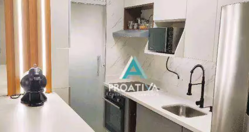 Apartamento à venda, 68 m² por r$ 620.000,00 - campestre - santo andré/sp