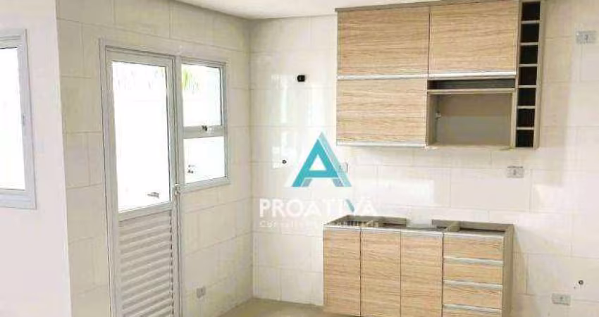 Apartamento com 2 dormitórios à venda, 56 m² por R$ 320.000,00 - Vila Curuçá - Santo André/SP