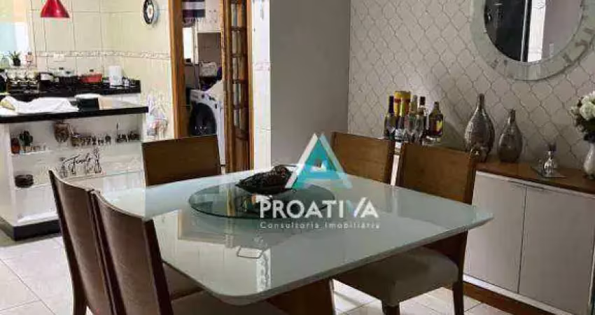 Sobrado com 3 dormitórios à venda, 200 m²  - vila leopoldina - santo andré/sp