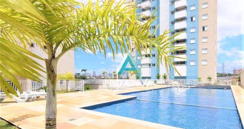 Apartamento com 2 dormitórios à venda, 60 m² - Vila Valparaíso - Santo André/SP