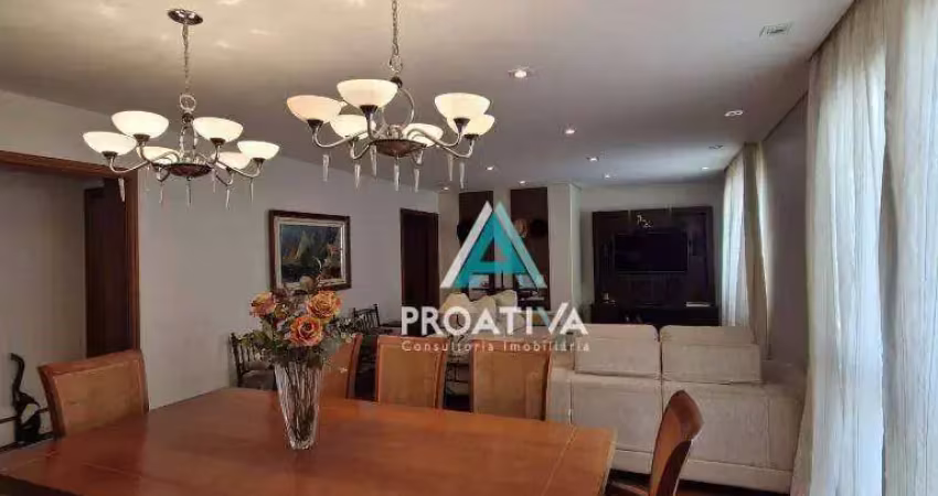 Apartamento com 3 dormitórios à venda, 173 m² - centro - santo andré/sp