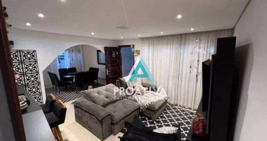 Sobrado com 3 dormitórios à venda, 217 m² por R$ 1.100.000,00 - Jardim do Estádio - Santo André/SP