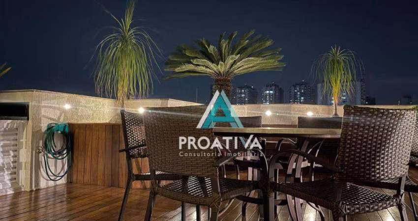 Cobertura com 3 dormitórios à venda, 330 m² - Jardim - Santo André/SP