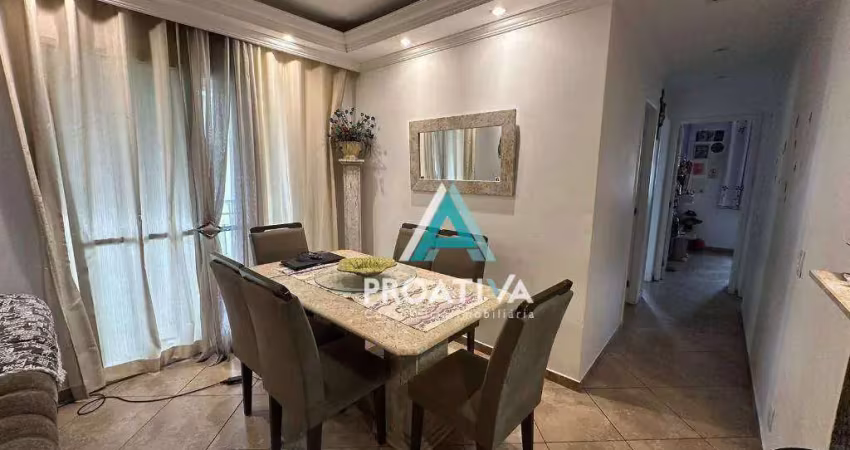 Apartamento com 3 dormitórios à venda, 74 m² - Mauá - São Caetano do Sul/SP