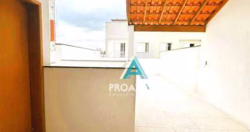 Cobertura com elevador 2 dormitórios à venda, 106 m² - vila curuçá - santo andré/sp