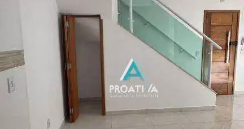 Cobertura com 2 dormitórios à venda, 106 m² - vila camilópolis - santo andré/sp