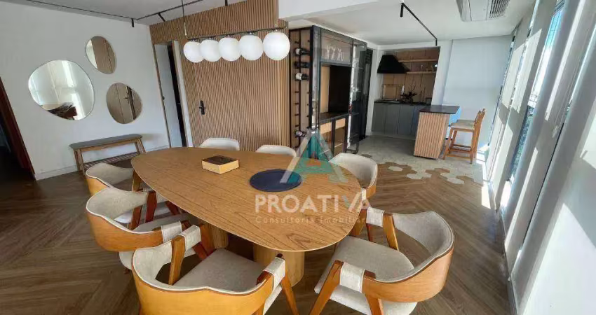 Apartamento à venda, 133 m² por r$ 1.755.000,00 - jardim - santo andré/sp