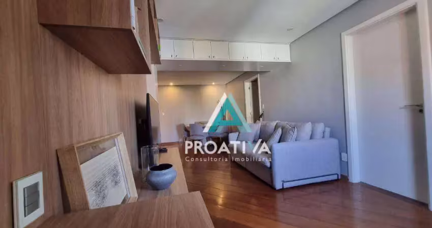 Apartamento com 3 dormitórios à venda, 145 m² - vila bastos - santo andré/sp