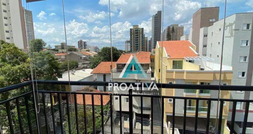 Apartamento com 2 dormitórios à venda, 60 m² - campestre - santo andré/sp