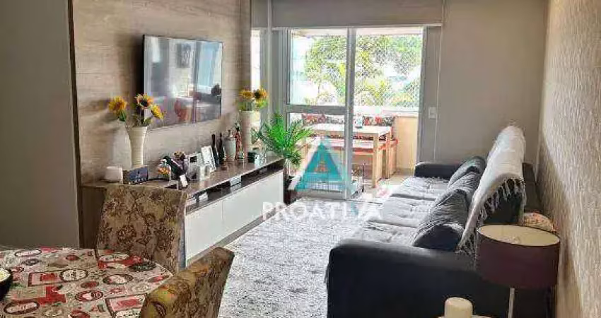 Apartamento com 3 dormitórios à venda, 87 m² - casa branca - santo andré/sp
