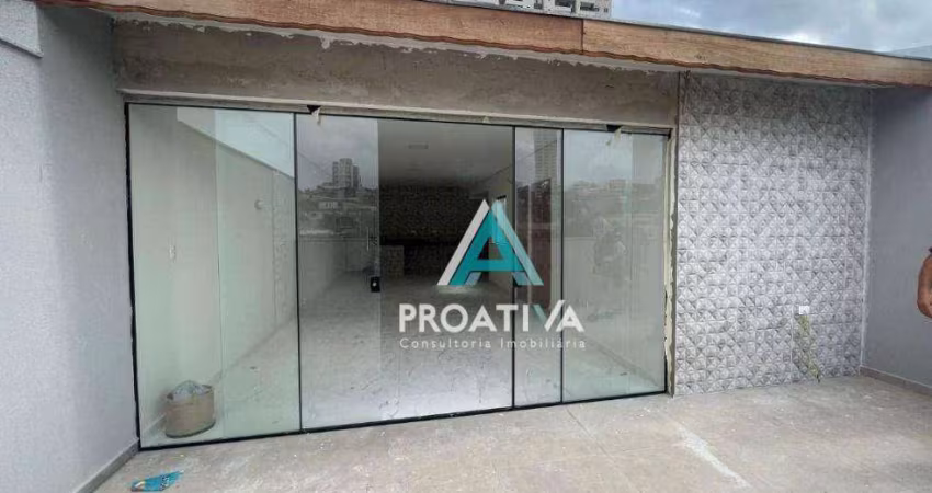 Cobertura com 3 dormitórios à venda, 150 m²  - Vila Curuçá - Santo André/SP