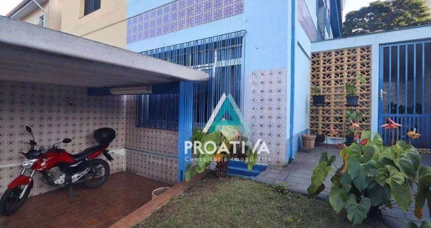 Sobrado com 3 dormitórios à venda, 130 m² - Campestre - Santo André/SP
