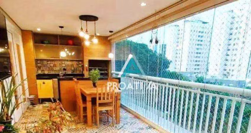 Apartamento com 3 dormitórios à venda, 156 m² - centro - são bernardo do campo/sp