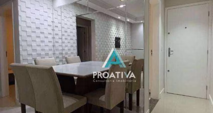 Apartamento com 2 dormitórios para alugar, 70 m² - Jardim - Santo André/SP