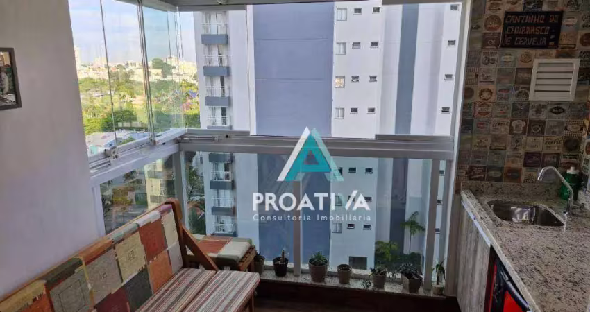 Apartamento com 2 dormitórios à venda, 63 m²  - Vila Assunção - Santo André/SP