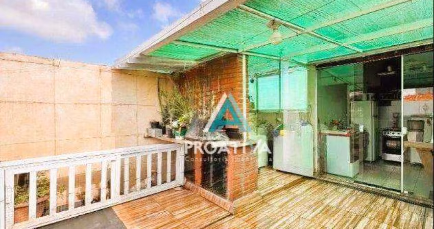 Cobertura com 2 dormitórios à venda, 84 m² por R$ 375.000,00 - Bangu - Santo André/SP