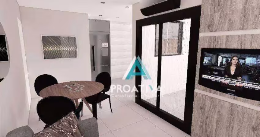 Cobertura com 2 dormitórios à venda, 88 m² - Jardim - Santo André/SP