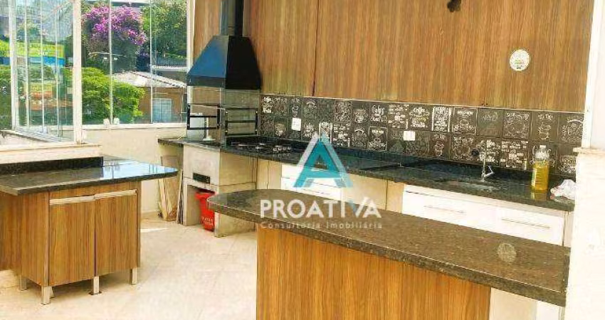 Cobertura com 2 dormitórios à venda, 110 m² por R$ 460.000,00 - Vila Valparaíso - Santo André/SP