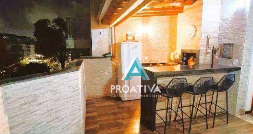 Cobertura com 2 dormitórios à venda, 88 m² por R$ 645.000,00 - Jardim Paraíso - Santo André/SP
