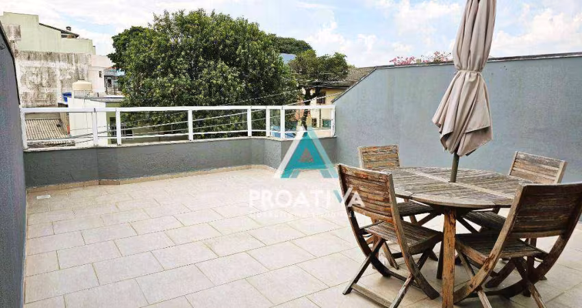 Cobertura à venda, 120 m² por R$ 545.000,00 - Utinga - Santo André/SP