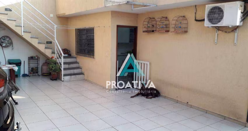 Casa com 3 dormitórios à venda, 198 m² - Vila Palmares - Santo André/SP