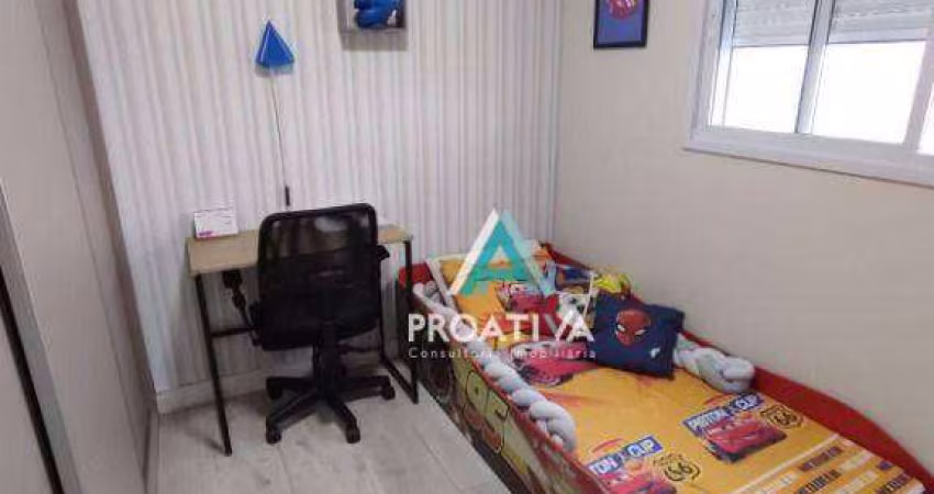 Apartamento com 3 dormitórios à venda, 75 m² - Vila Apiaí - Santo André/SP