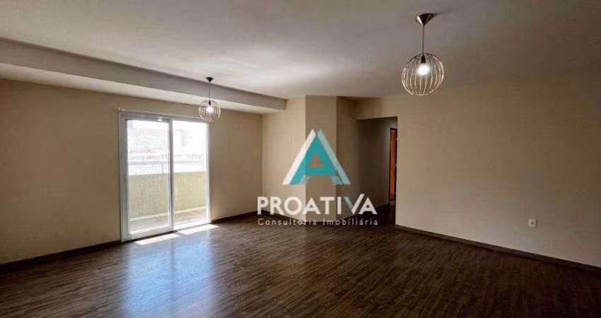 Apartamento com 3 dormitórios para alugar, 105 m² por R$ 4.115,53 - Campestre - Santo André/SP