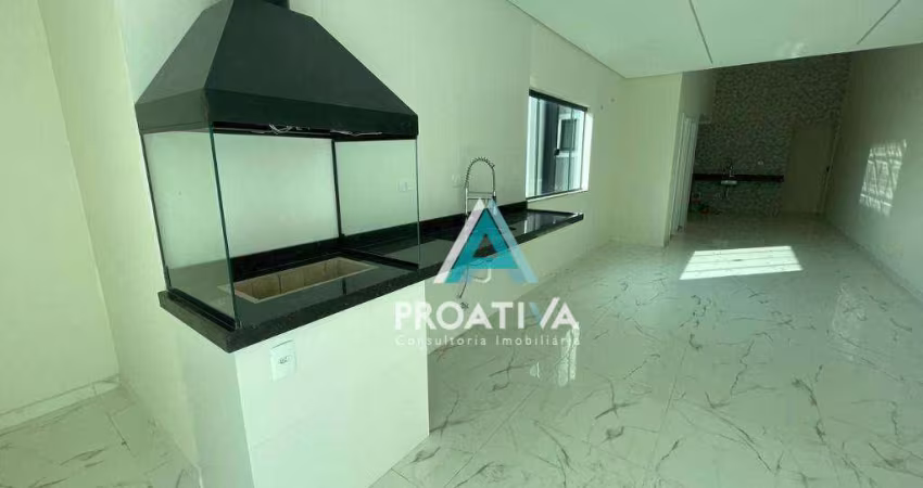 Cobertura com 3 dormitórios à venda, 200 m² - Vila Scarpelli - Santo André/SP