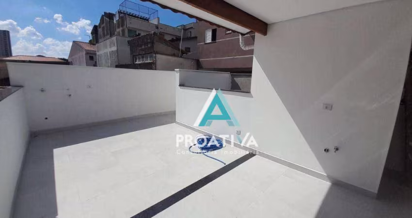 Cobertura à venda, 88 m² por R$ 550.000,08 - Vila Alzira - Santo André/SP